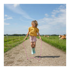 BS Toys - springtouw roze met houten handvatten