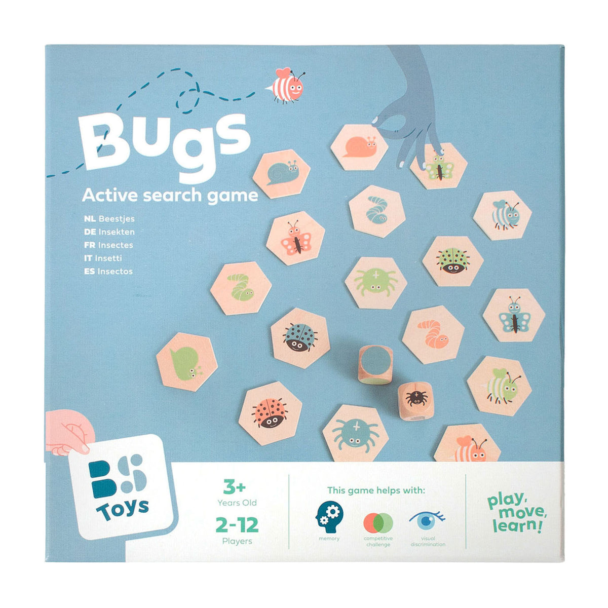 Bs toys beestjes - actief zoekspel - educatief - kaartspel - vanaf 4 jaar