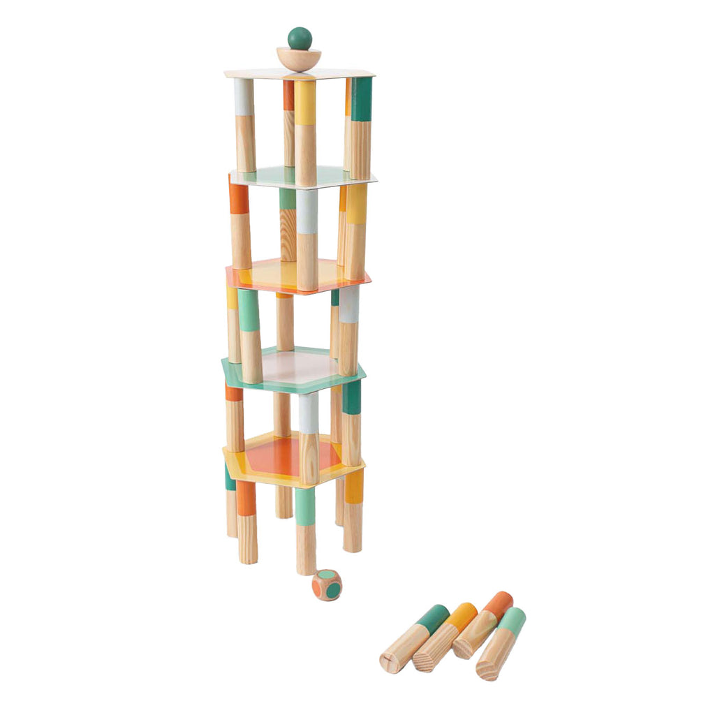 BS Toys - mega houten balansspel 38dlg.