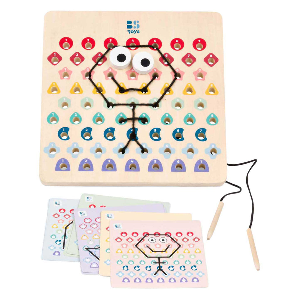 Bs toys houten draad en code