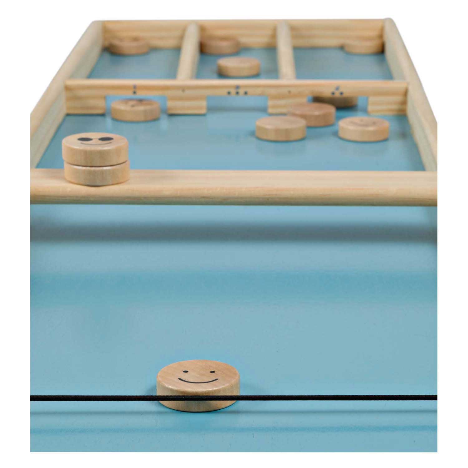 Bs toys houten sjoelbak junior - 19dlg.
