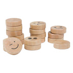 Bs toys sjoelbak kinderen familie – houten shuffleboard ga523 – sjoelen - familiespel - 18 schijven – perfect sinterklaas cadeau – kerstspel – gezelschapsspel voor jong oud