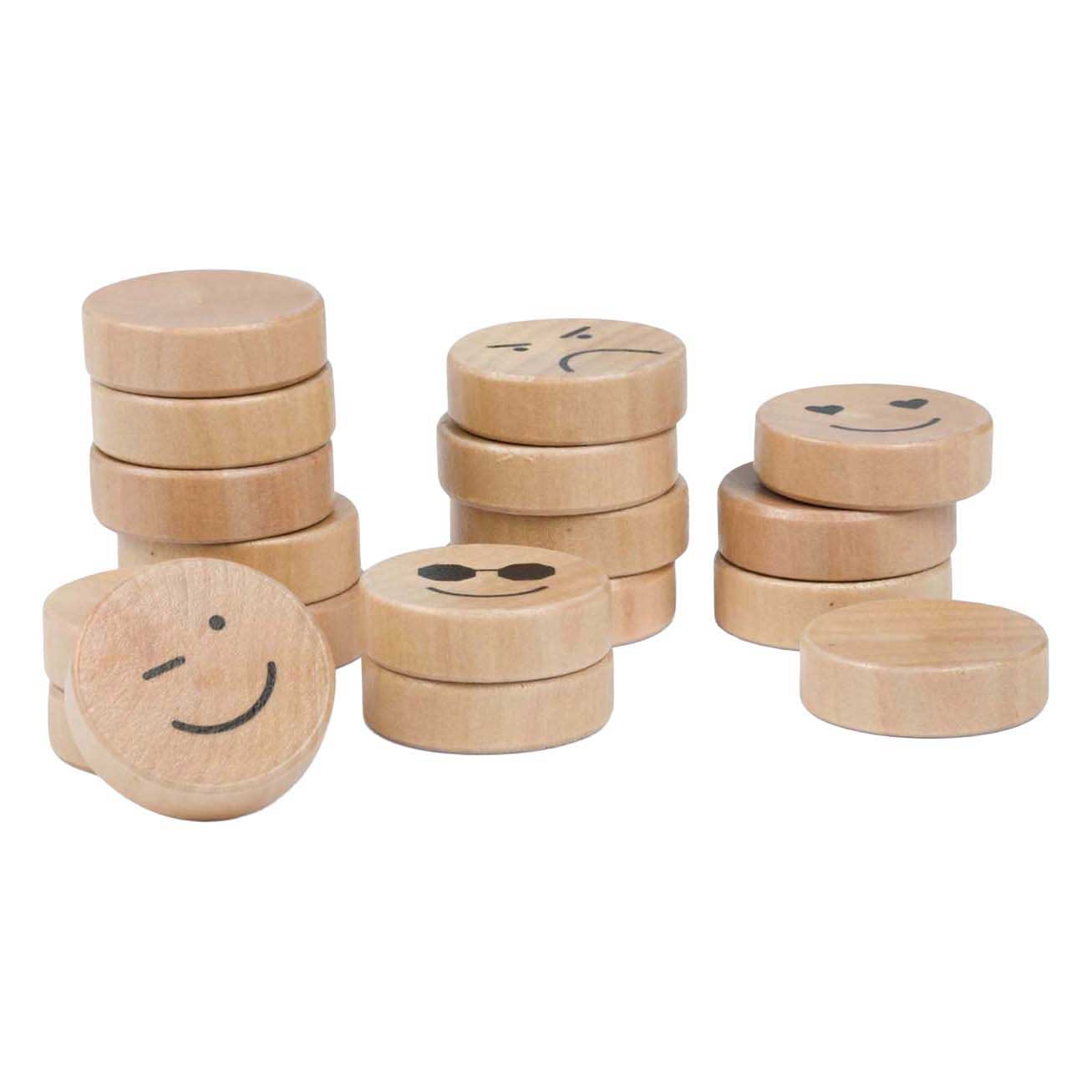 Bs toys sjoelbak kinderen familie – houten shuffleboard ga523 – sjoelen - familiespel - 18 schijven – perfect sinterklaas cadeau – kerstspel – gezelschapsspel voor jong oud