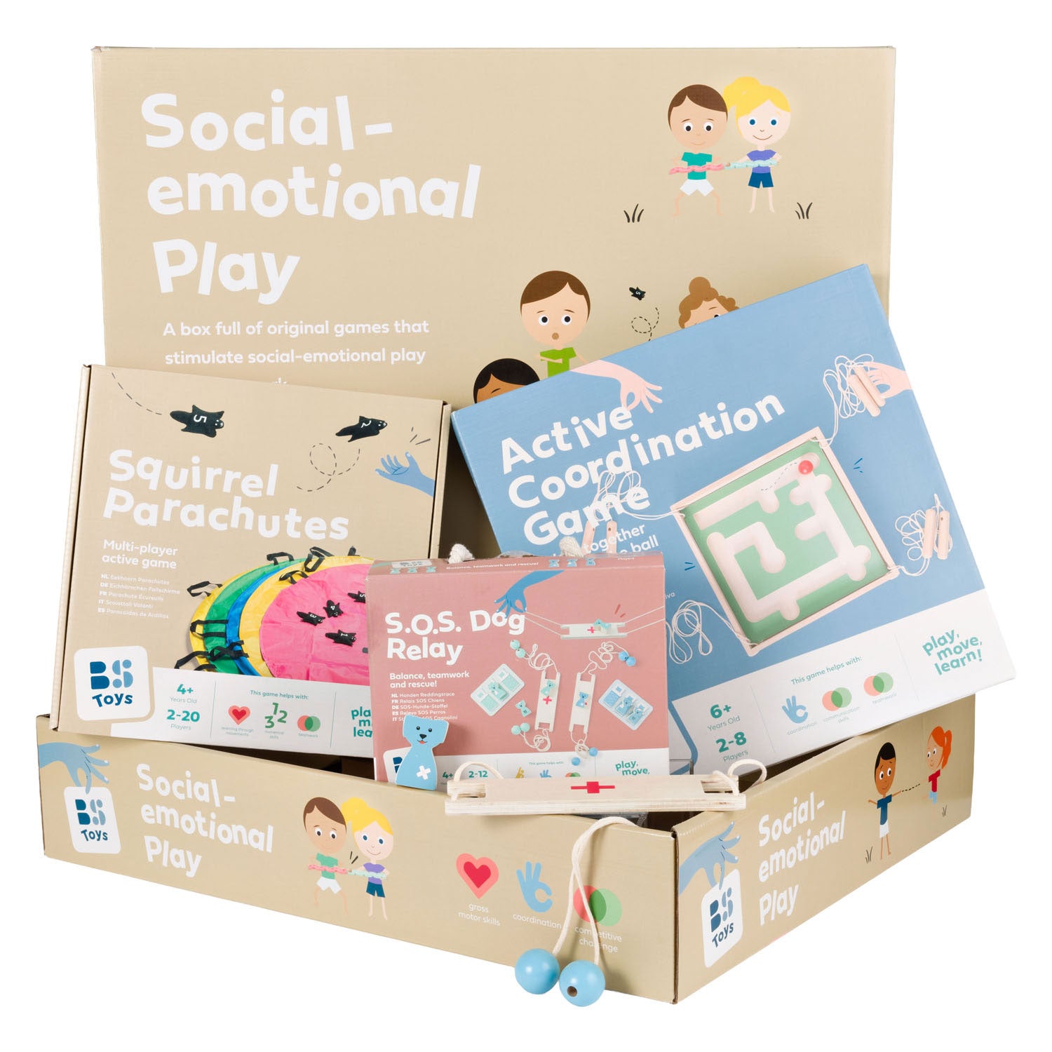 BS Toys - sociaal emotioneel speelset groepspakket - 6dlg.