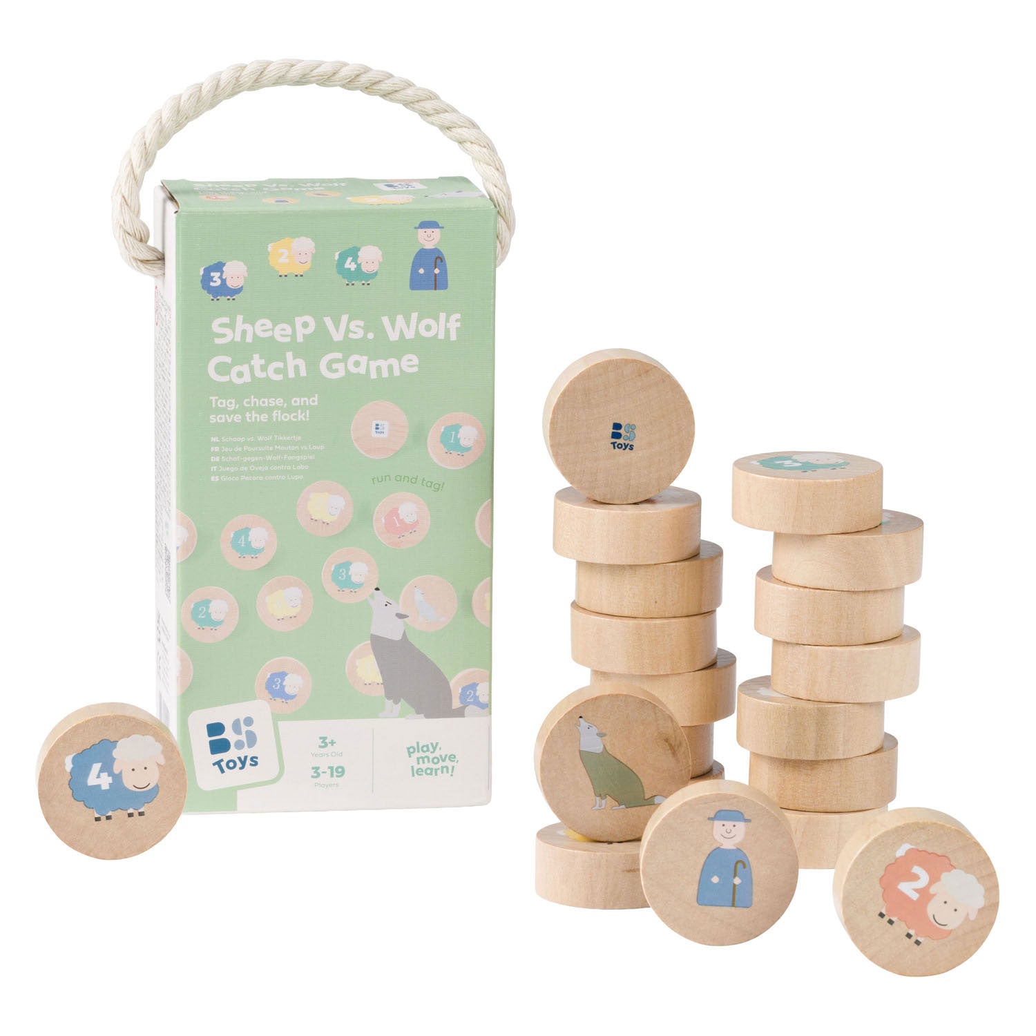 BS Toys - schaap vs. wolf tikkertje