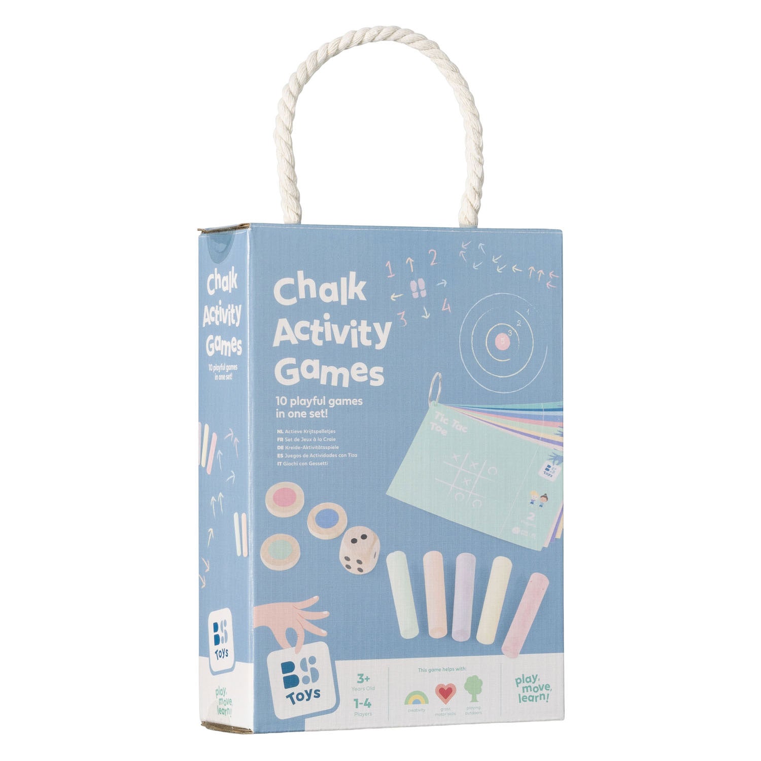BS Toys - actieve krijtspelletjes - 10dlg.
