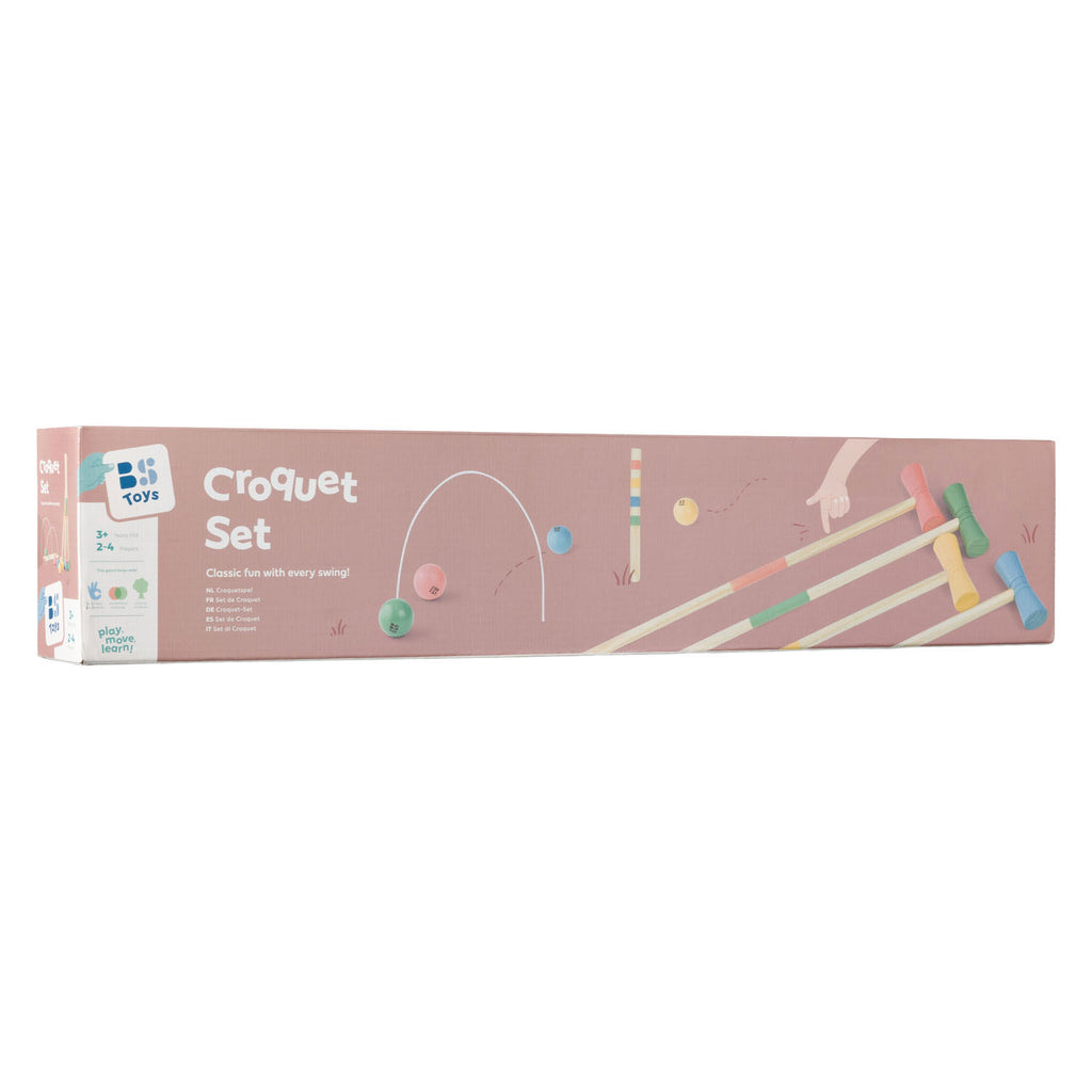 BS Toys - – croquetspel – kindersportset met croquethamers en ballen – vanaf 3 jaar