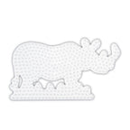 Hama midi strijkkralenbordje - neushoorn