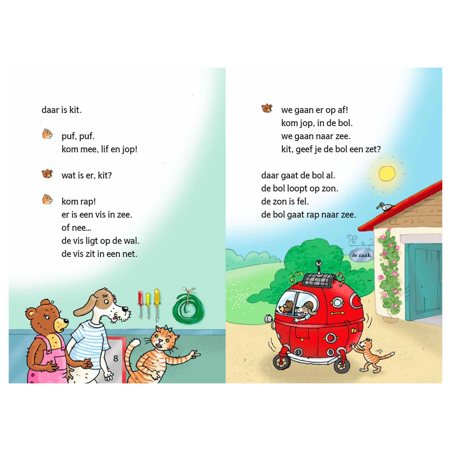 Uitgeverij Kluitman - Uitgeverij Kluitman De bol van lif een vis aan wal - avi start