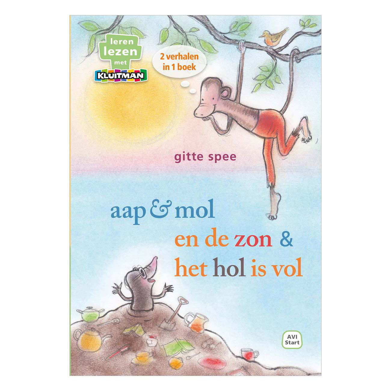 Uitgeverij Kluitman - Uitgeverij Kluitman Aap & mol en de zon & het hol is vol - avi start