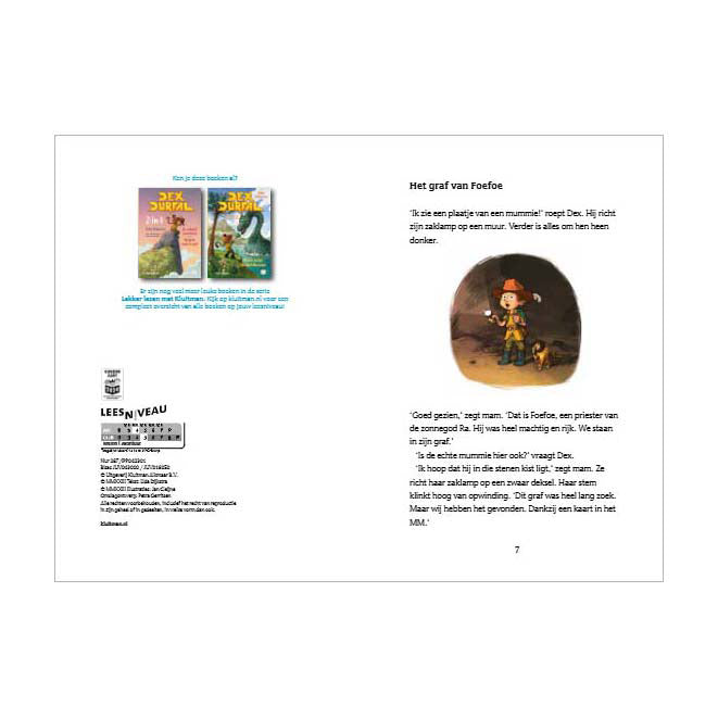 Uitgeverij Kluitman - Uitgeverij Kluitman Dex durfal - het oog van ra - avi e4