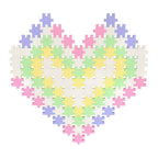 Meli minis pastel bouwblokken, 400dlg.