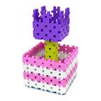 Meli basic roze bouwblokken, 300dlg.