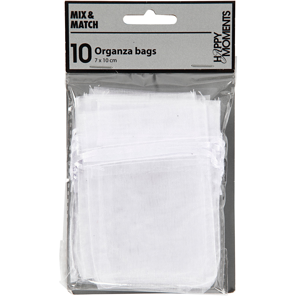 Creativ Company - Creativ Company Https://www.cchobby.nl/organza-zakjes-afm-7x10-cm-wit-10-stuk-1-doos