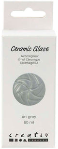 Creativ company keramiek glazuur 984-1101 c dekkend art grey - 60ml