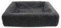 Bia - fleece hoes hondenmand grijs