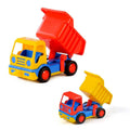 Wader polesie kiepwagen kraanwagen vuilniswagen 19 cm | 3 stuks