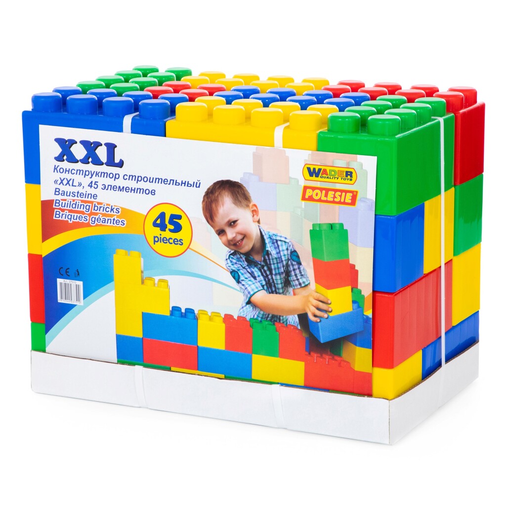 Polesie - Polesie xxl bouwblokken 45 stuks