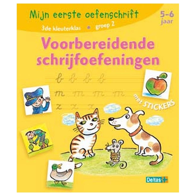 Deltas mijn eerste oefenschrift - voorbereidende schrijfoefeningen