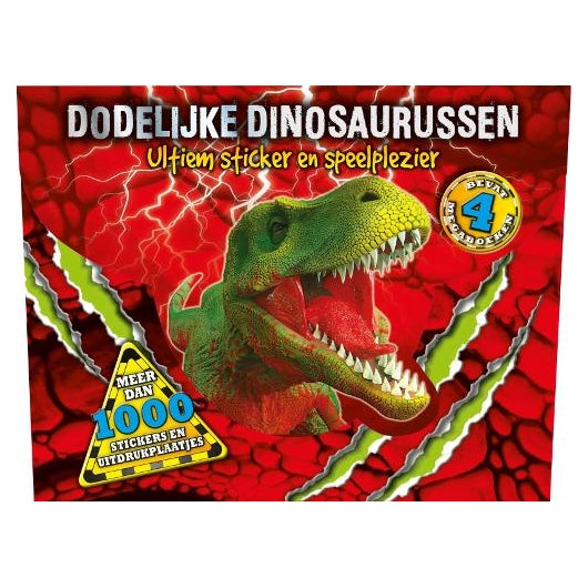 - Dodelijke dinosaurussen stickerboek