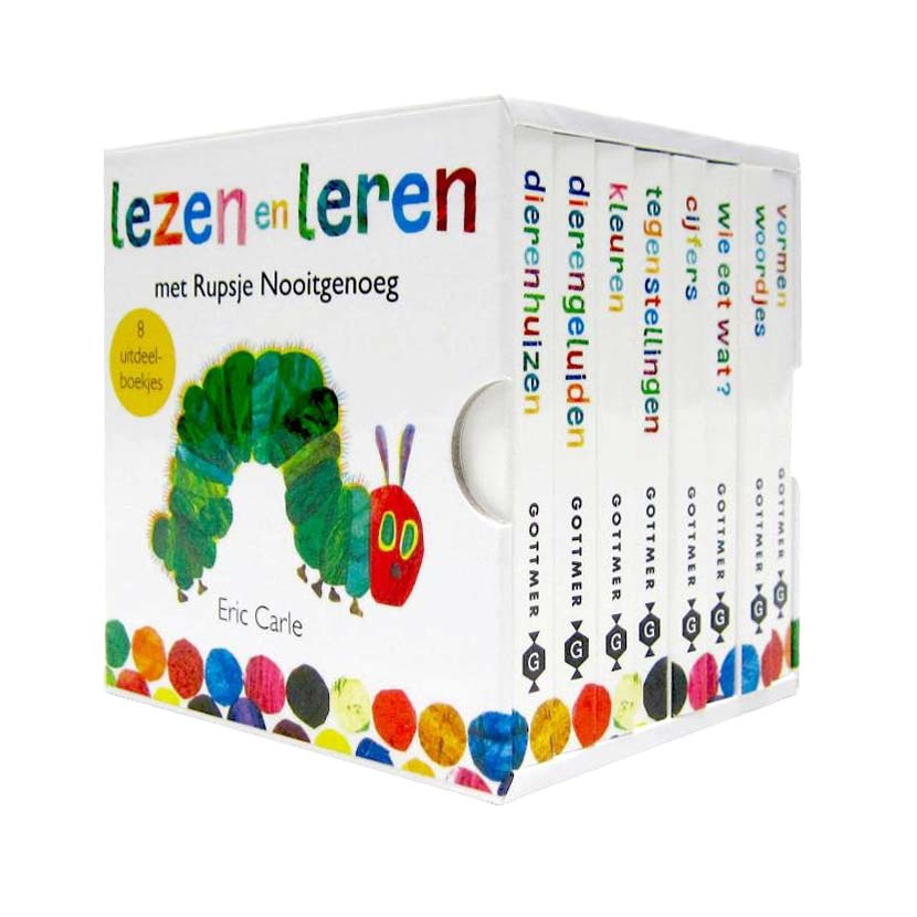 Gottmer Uitgevers Groep - Gottmer Uitgevers Groep Uitdeelboekjes lezen en leren met rupsje nooitgenoeg 8dlg.