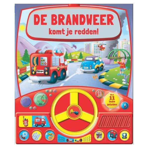 - Mega Geluidenboek - De Brandweer komt je redden!