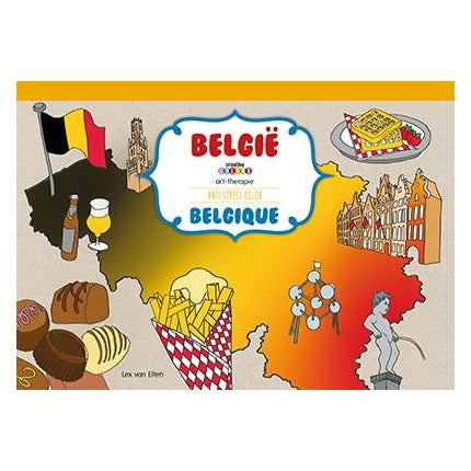 Mondikaarten - Mondikaarten België a3 kleurblok