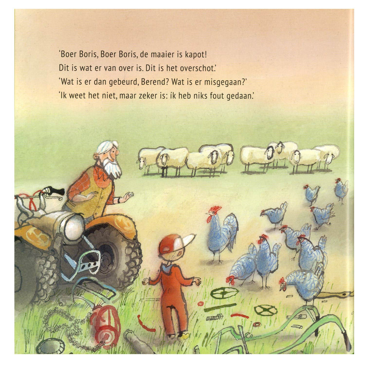 Boer boris en de maaier