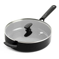 Greenpan smart collection keramische stoofpan met deksel 28 cm zwart