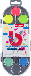 Bruynzeel - Waterverfset kids metallic en neon