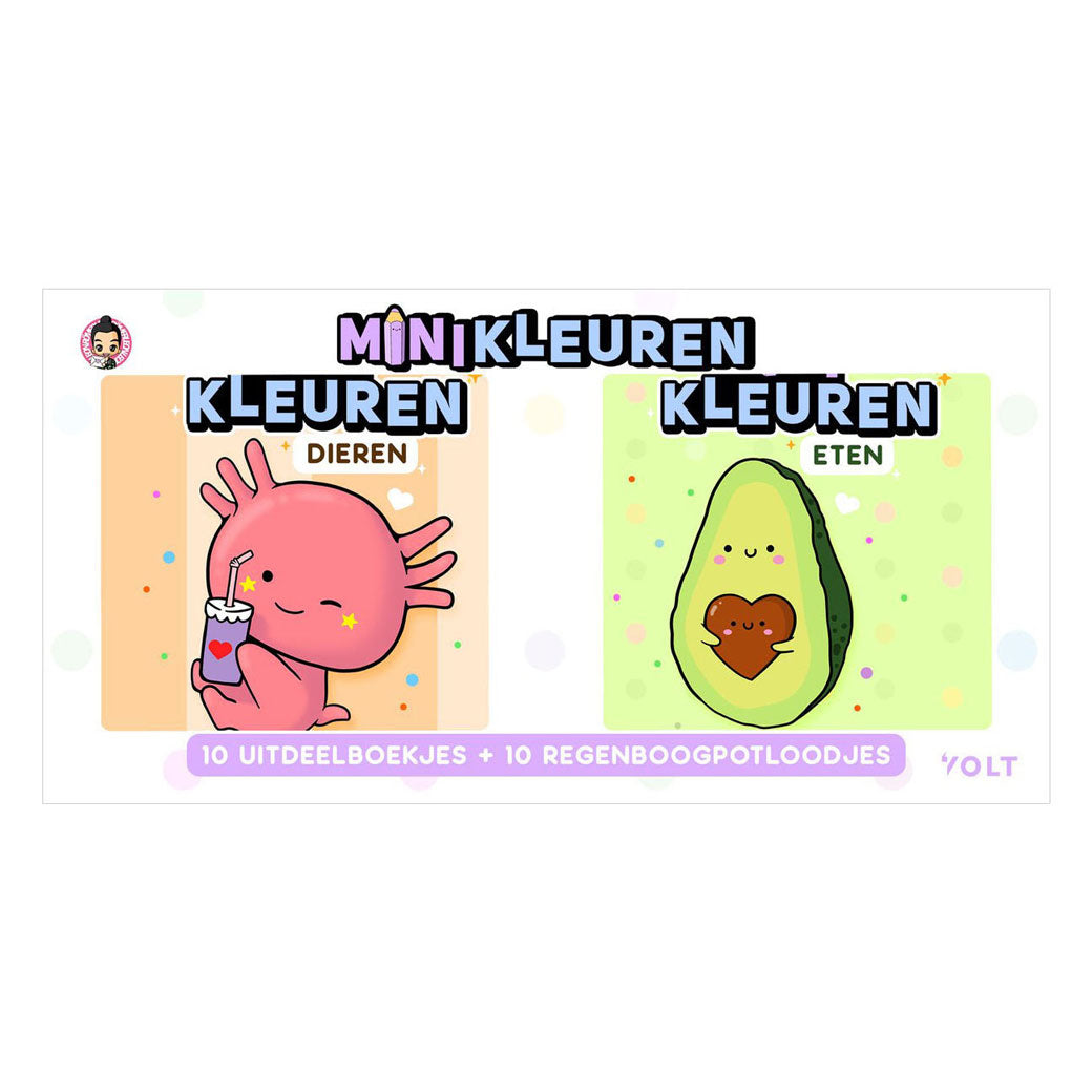 Centraal Boekhuis - Centraal Boekhuis Minikleuren - uitdeelboekjes - 10 stuks