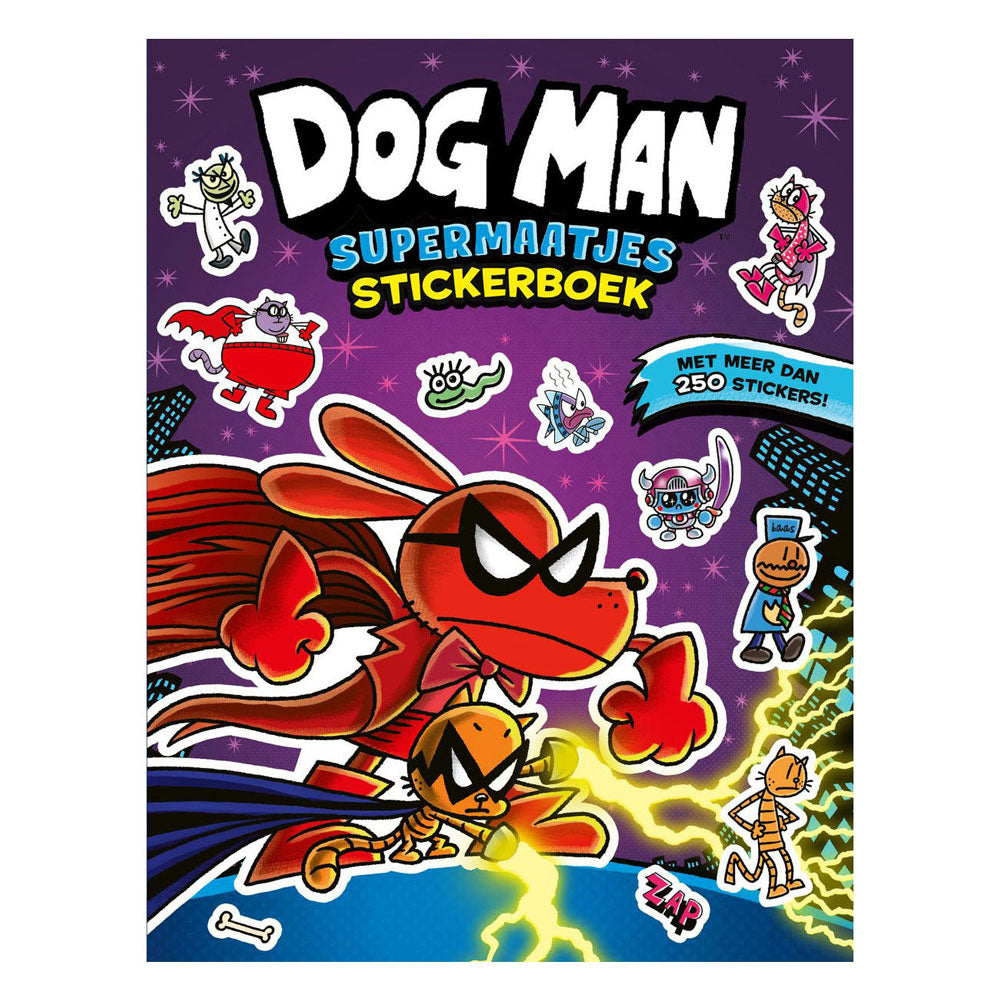 Centraal Boekhuis - Centraal Boekhuis Dog man supermaatjes stickerboek