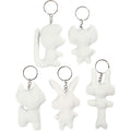 Creativ Company - Creativ Company Https://www.cchobby.nl/figuren-van-textiel-met-sleutelhanger-h-6-10-cm-5-stuk-1-doos