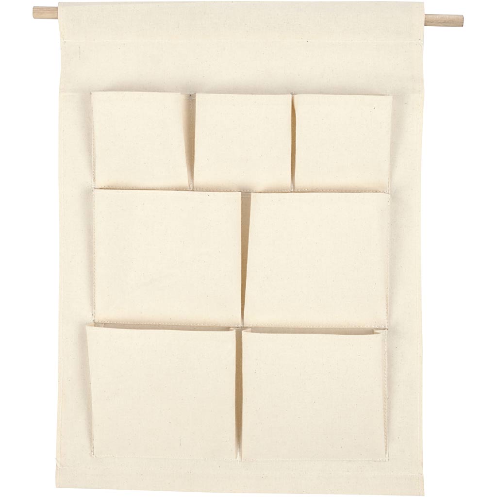 Creativ Company - Creativ Company Https://www.cchobby.nl/hangende-organiser-h-46-cm-b-34-cm-licht-naturel-1-stuk