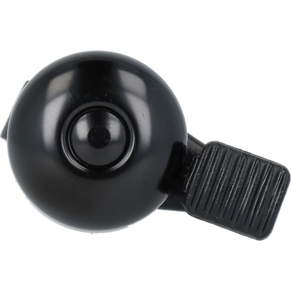 Simson - fietsbel mini 32mm vaste kunststof bevestiging zwart