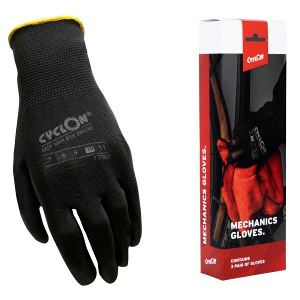 Cyclon - Montagehandschoenen m10 - geel (20 paar)