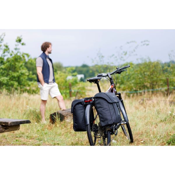 Burgers - New Looxs - Burgers - New Looxs vigo 536.155 zwart/groen dubbeltas 40l
