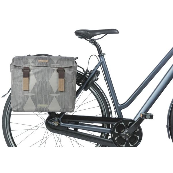 BASIL - BASIL Dubbele fietstas elegance mik 40 - 49 liter - chateau taupe