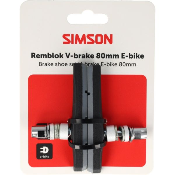 Rema Tip Top Nederland B.V. - Rema Nederland B.V. remblokken e-bike v-brake 80mm