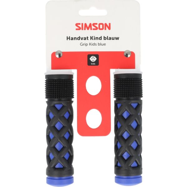 Simson - handvatten kinder blauw-zwart