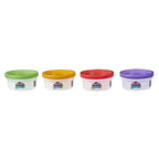 Play-doh elastix klei 4 potjes