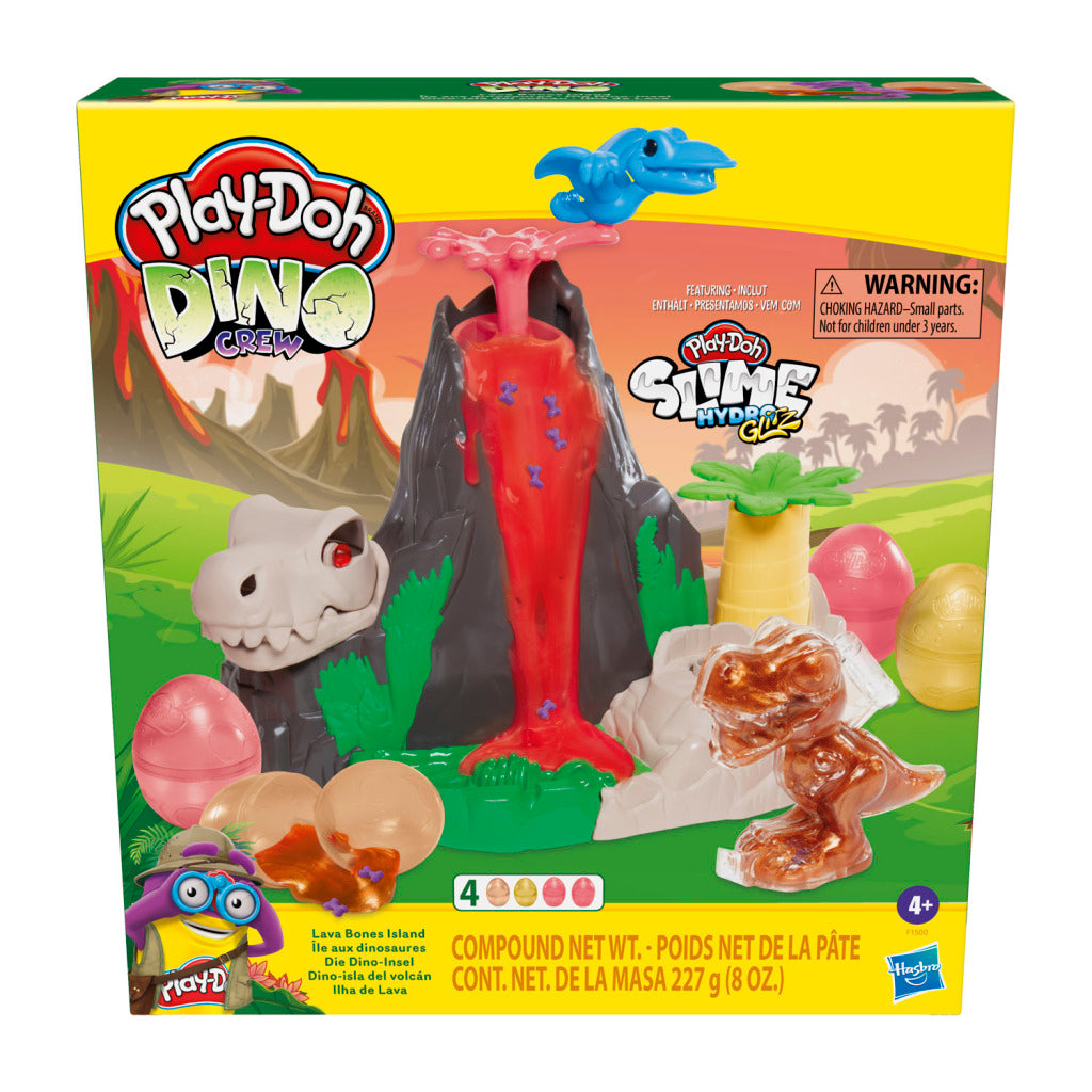 Hasbro - Hasbro -doh slime hydro glitz dino vulkaan