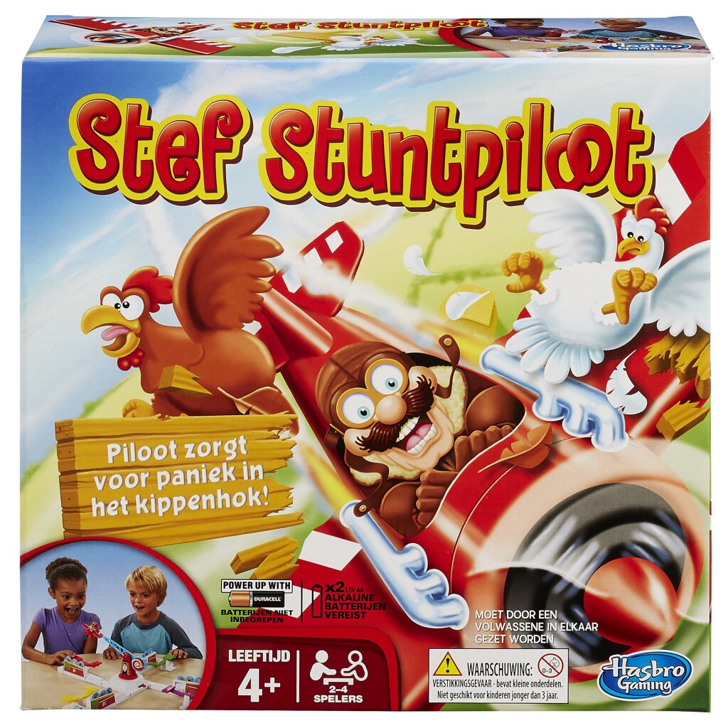 Hasbro stef stuntpiloot - actiespel - gaming classic - partyspel - gezelschapsspel