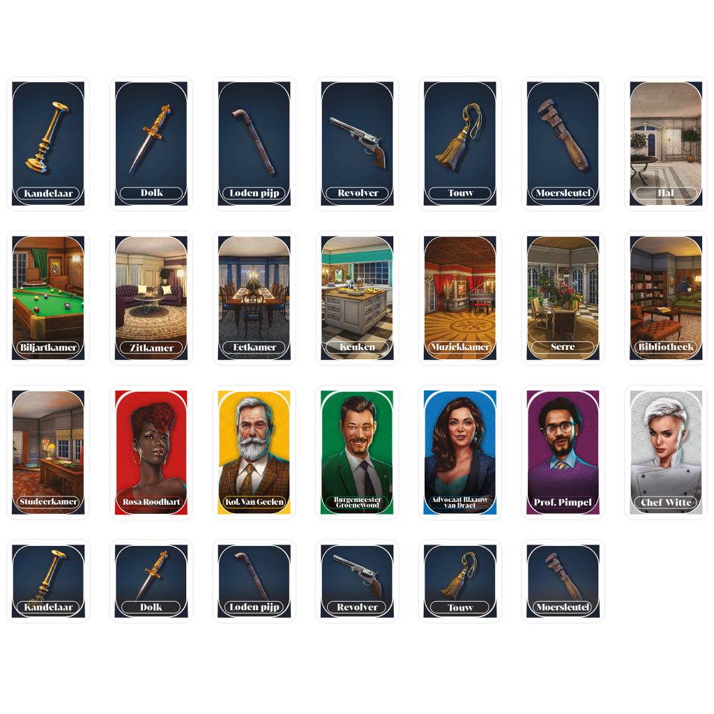 Hasbro gaming reisspel cluedo