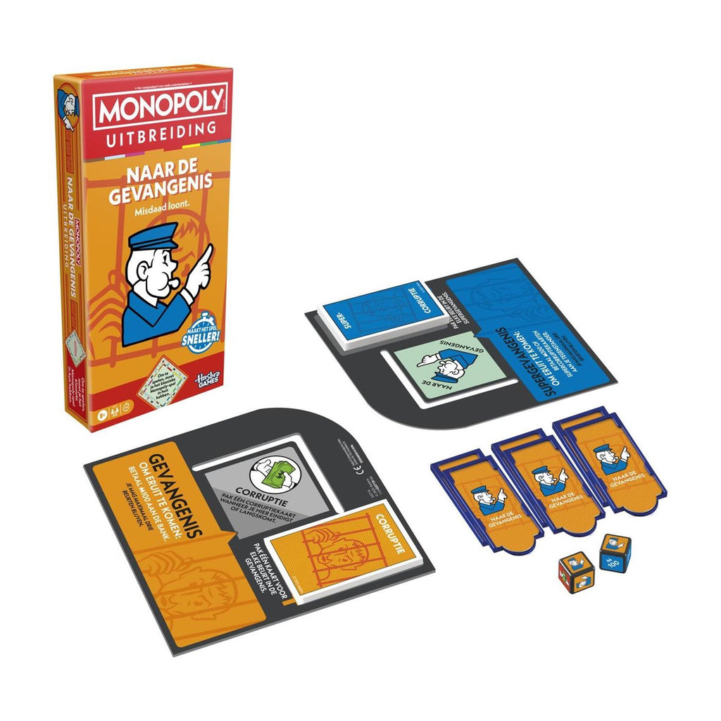 Hasbro monopoly naar de gevangenis uitbreiding