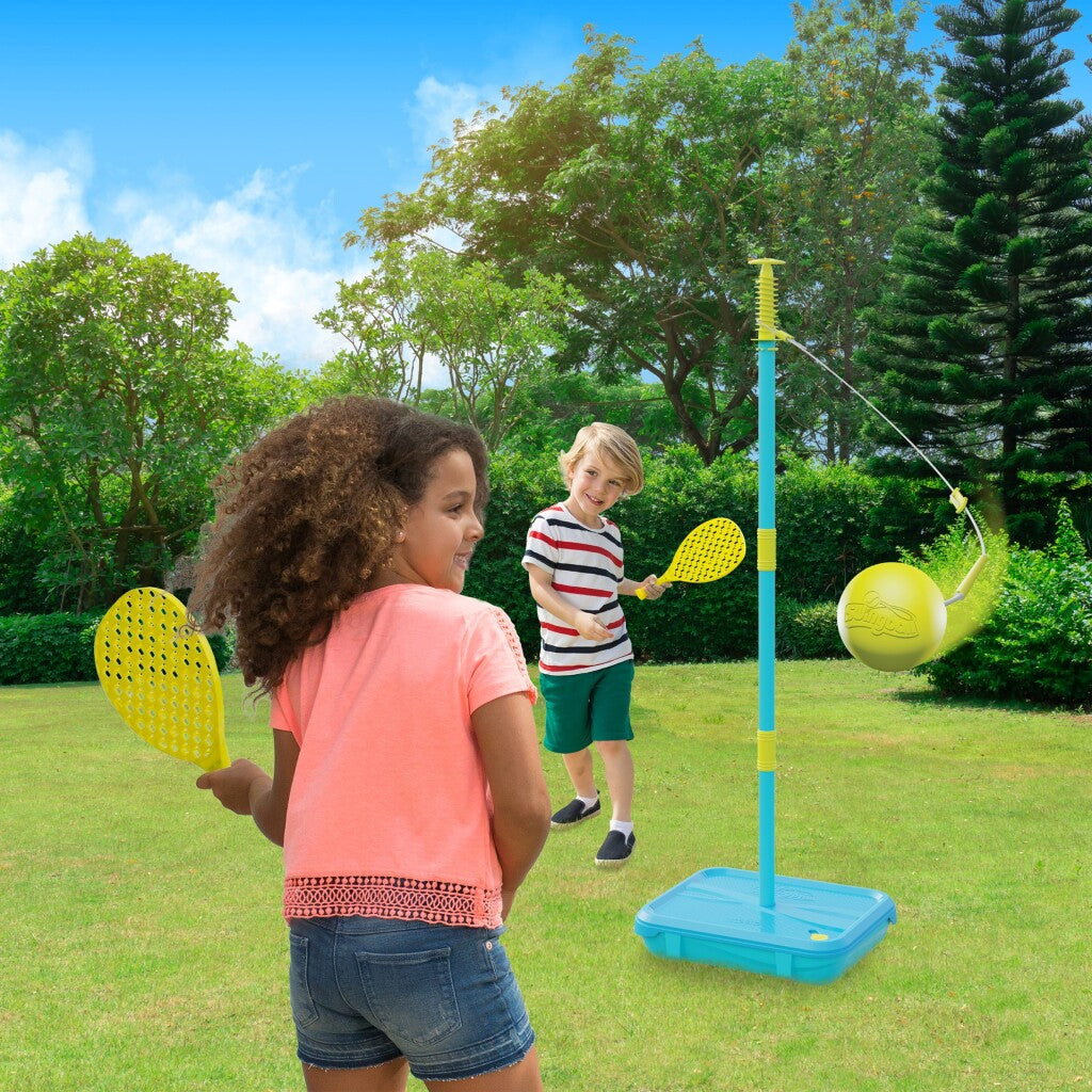 Mookie toys mookie 3in1 first multiplay swingball - tennis, voetbal en basketbal set voor kinderen