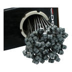 Edge rem binnenkabel 2250mm rvs1,5mm 1x19 draad rvs - 6 x 7 t-nippel (100 stuks)