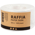 Creativ Company - Creativ Company Https://www.cchobby.nl/papier-raffia-garen-b-7-8-mm-wit-100-m-1-rol