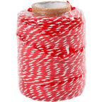 Creativ Company - Creativ Company Https://www.cchobby.nl/katoenkoord-dikte-1-1-mm-rood-wit-50-m-1-rol