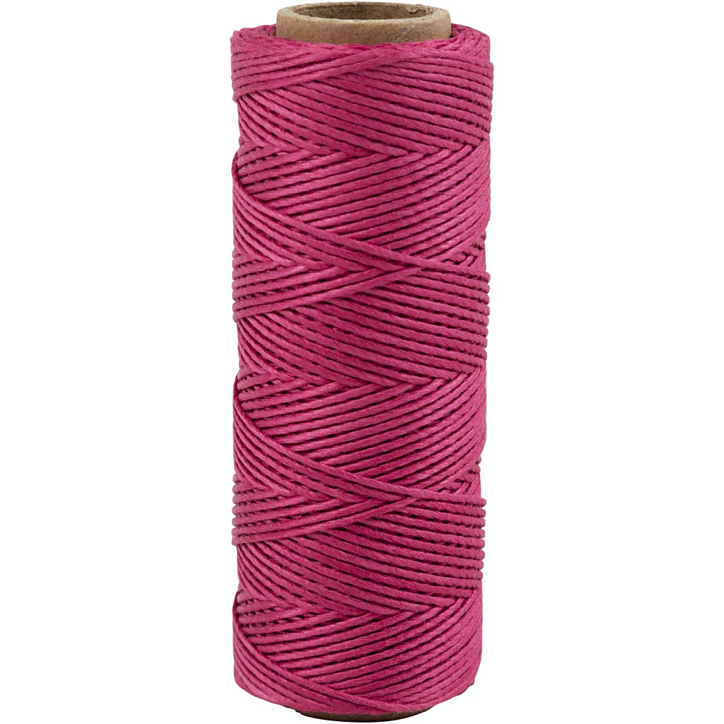 Creativ company https: www.cchobby.nl bamboekoord-dikte-1-mm-donkerroze-65-m-1-rol